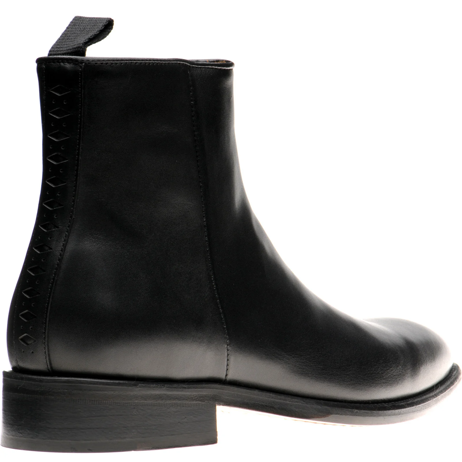 Wildsmith Model 70 mens Chelsea boots in black calf (second) - Image 4
