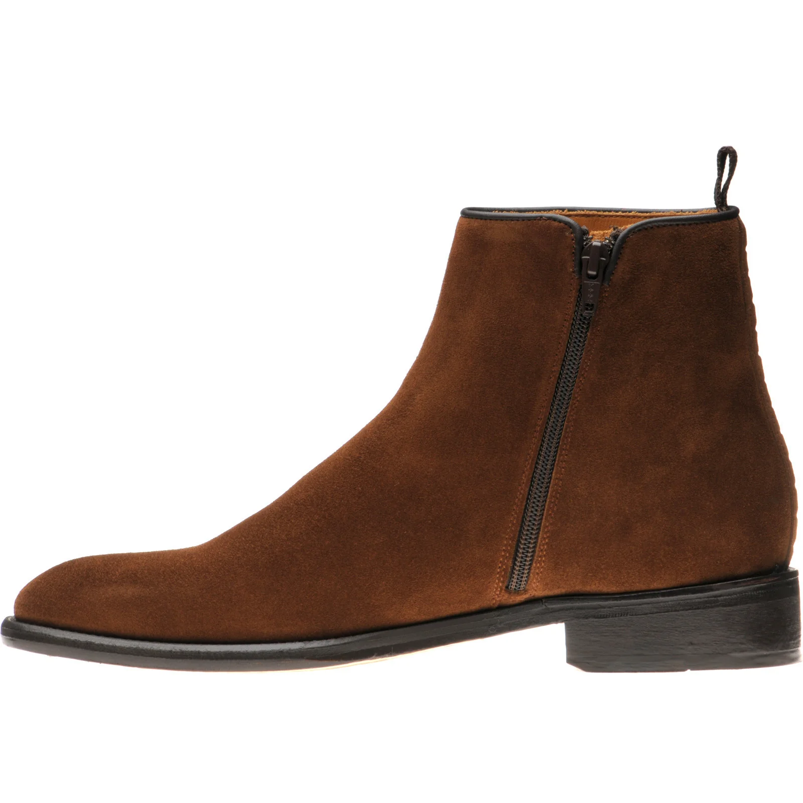 Wildsmith Model 70 mens Chelsea boots in tobacco suede - Image 4