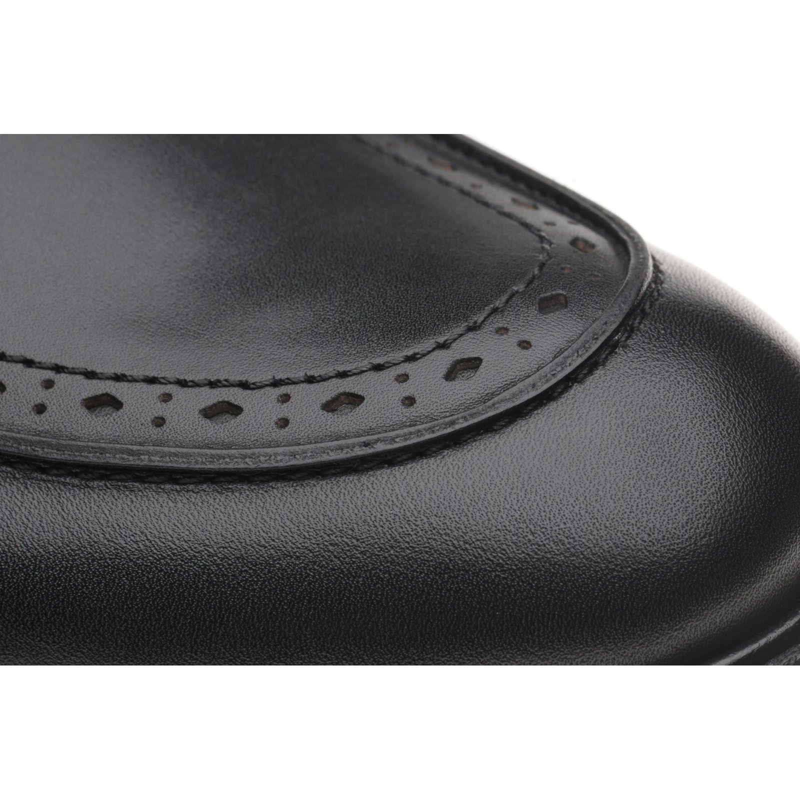 Wildsmith Model 74 mens rubber-soled Derby shoes in black calf - Image 5
