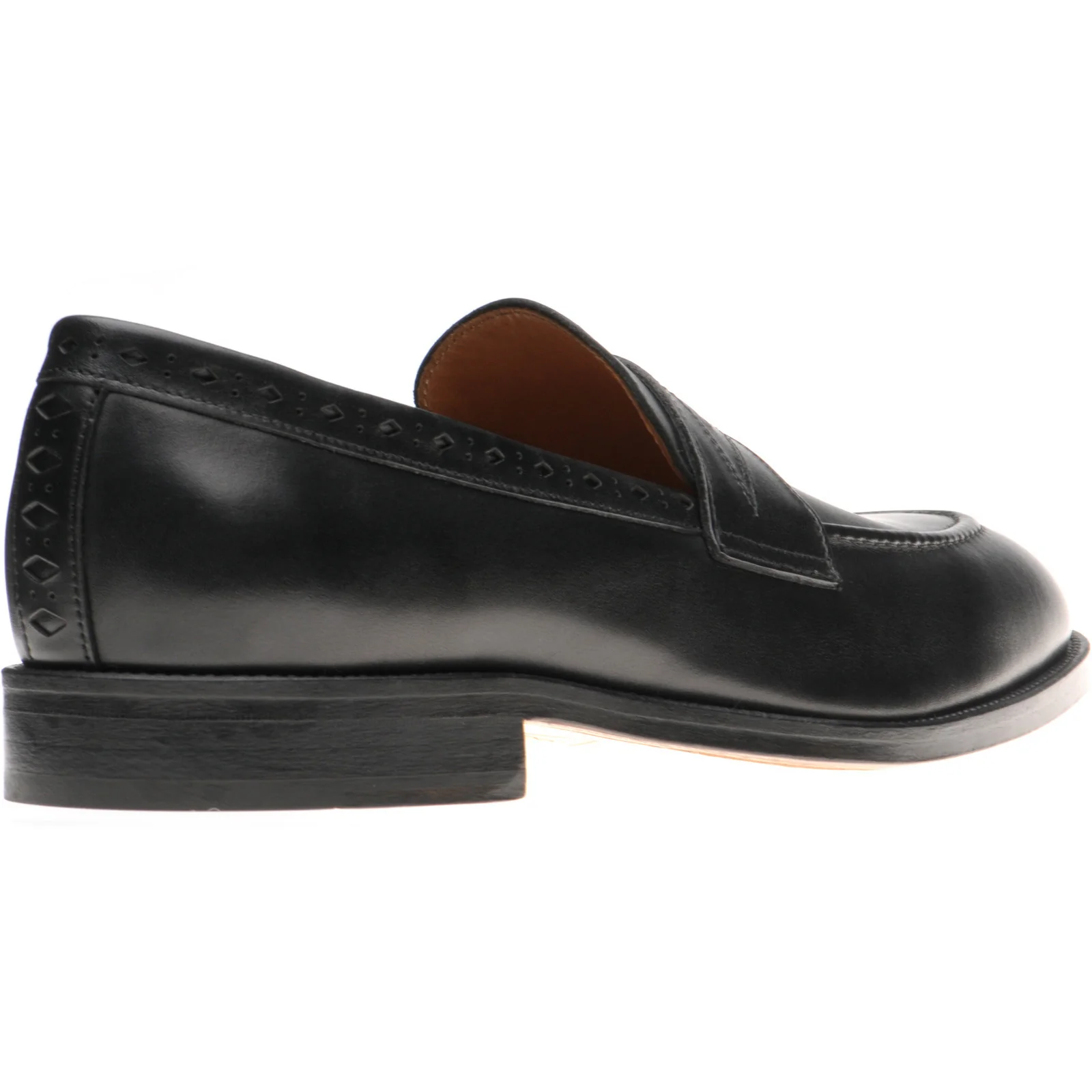 Wildsmith Model 98 mens loafers in black calf - Image 4