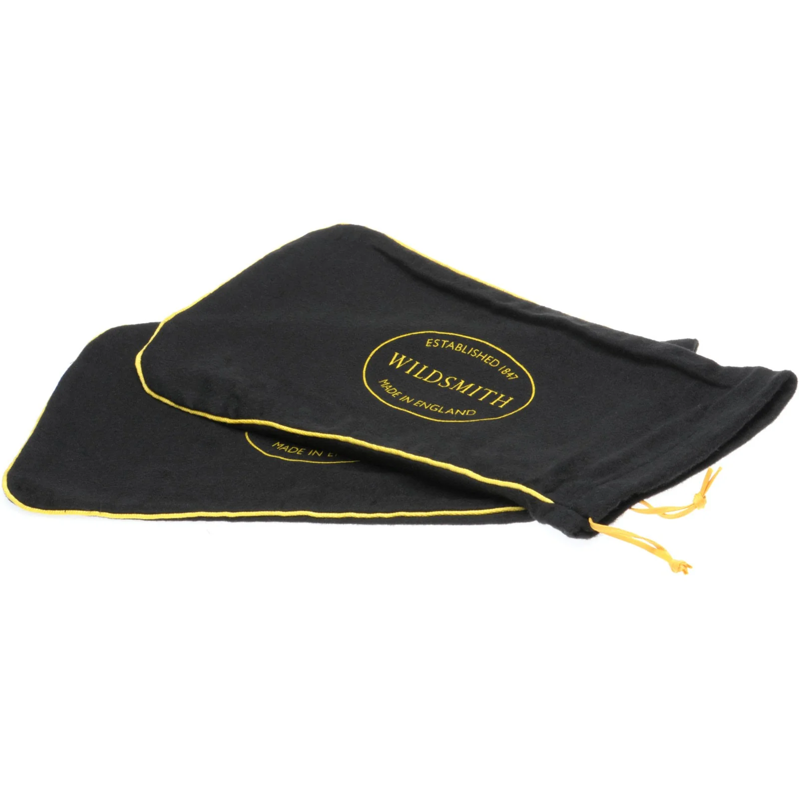 Wildsmith Pair of Shoe Bags in black cotton