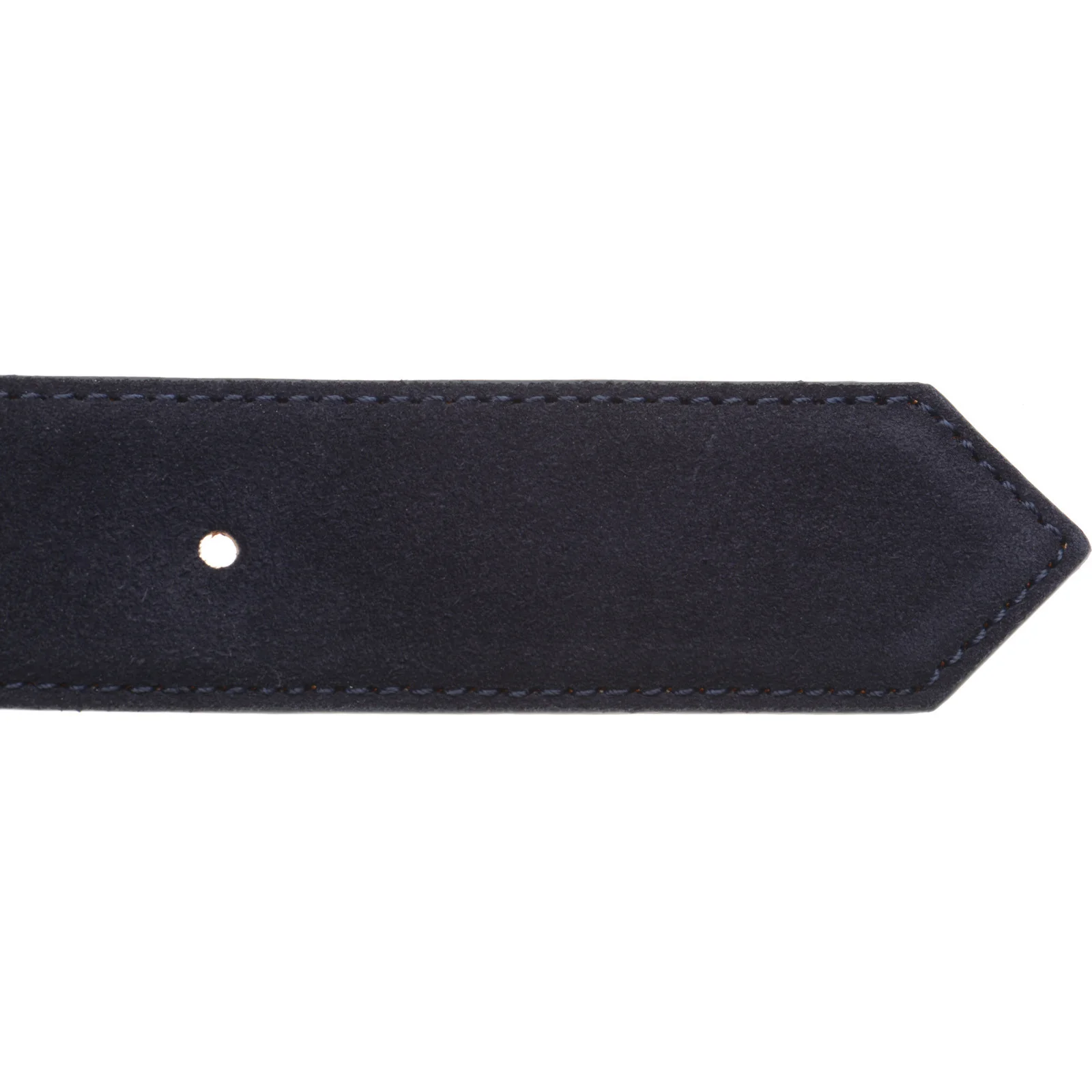 Wildsmith Suede Belt in navy suede - Image 5